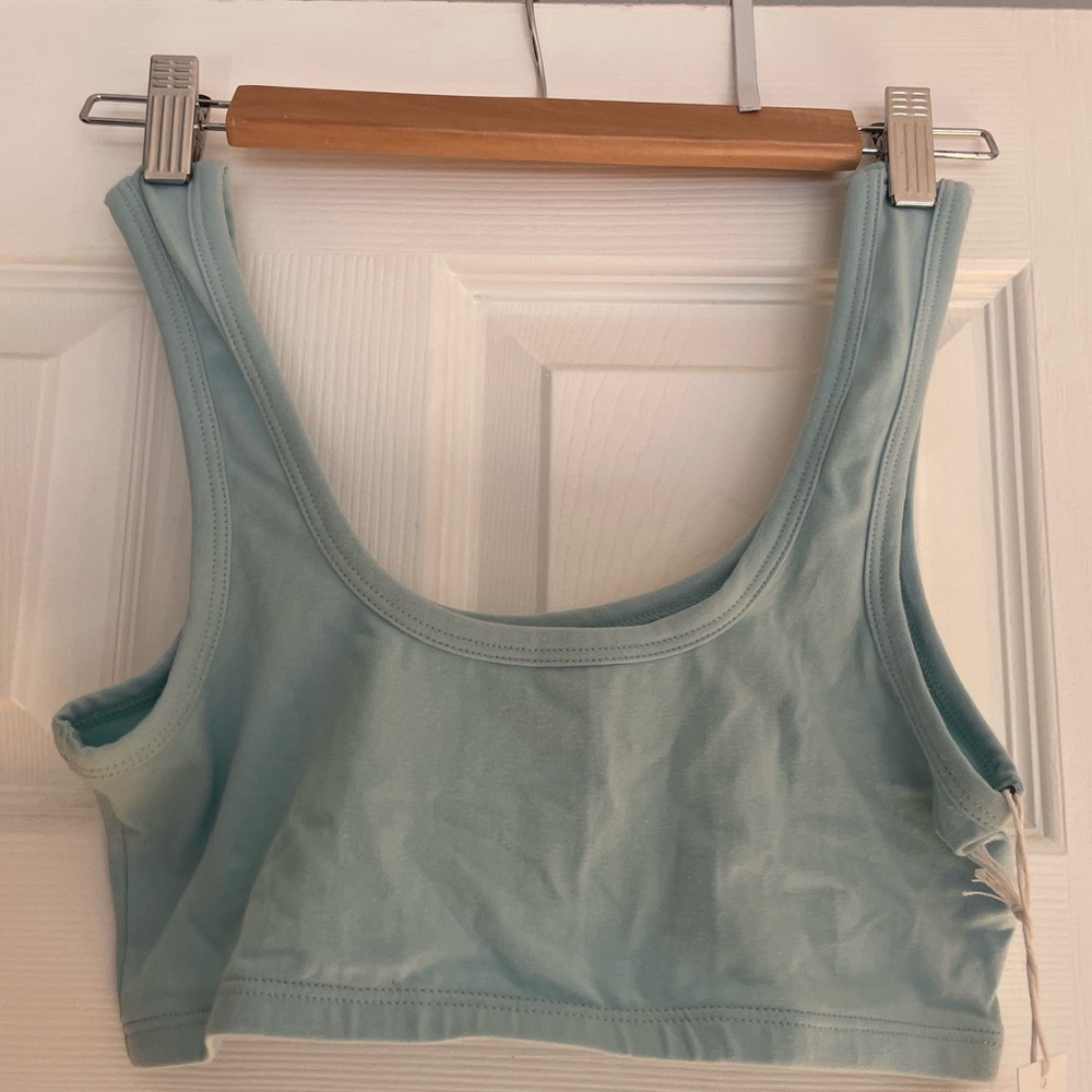 NWT Arq XL Wide Strap Bra Baby Blue